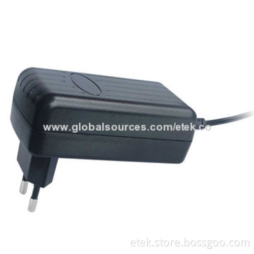 25W Series Switching Power Adapter with China AC Plug, Input Voltage of 90 to 264V AC